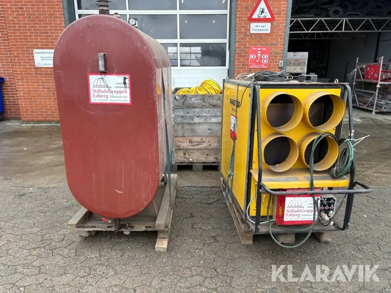 Billede 8 - Varme kanon Master AUR-BUS BV 740 FS - 1200 L diesel inklusiv tank