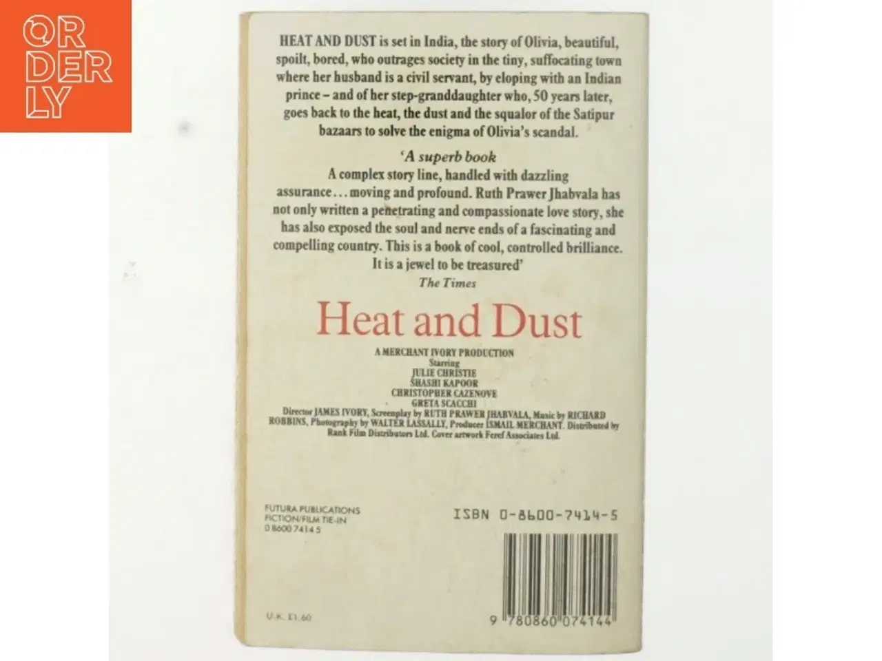 Billede 3 - Heat and dust af Ruth Prawer Jhabvala (Bog)