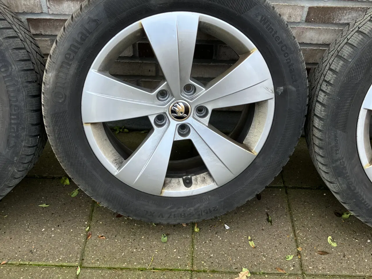 Billede 4 - Orginale Skoda Alufælge 5 x 112 m Continental vint