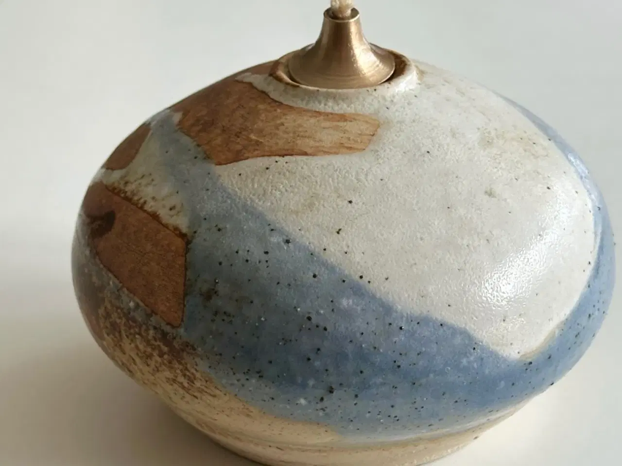 Billede 3 - Olielampe, keramik, stor
