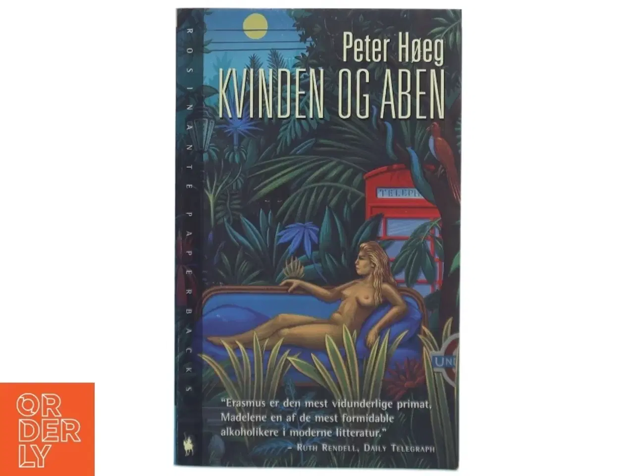 Billede 1 - Kvinden og aben : roman af Peter Høeg (Bog)