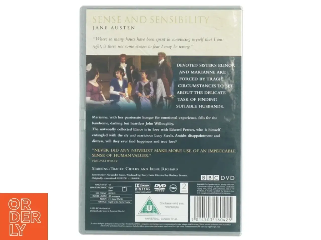 Billede 3 - Sense and Sensibility DVD