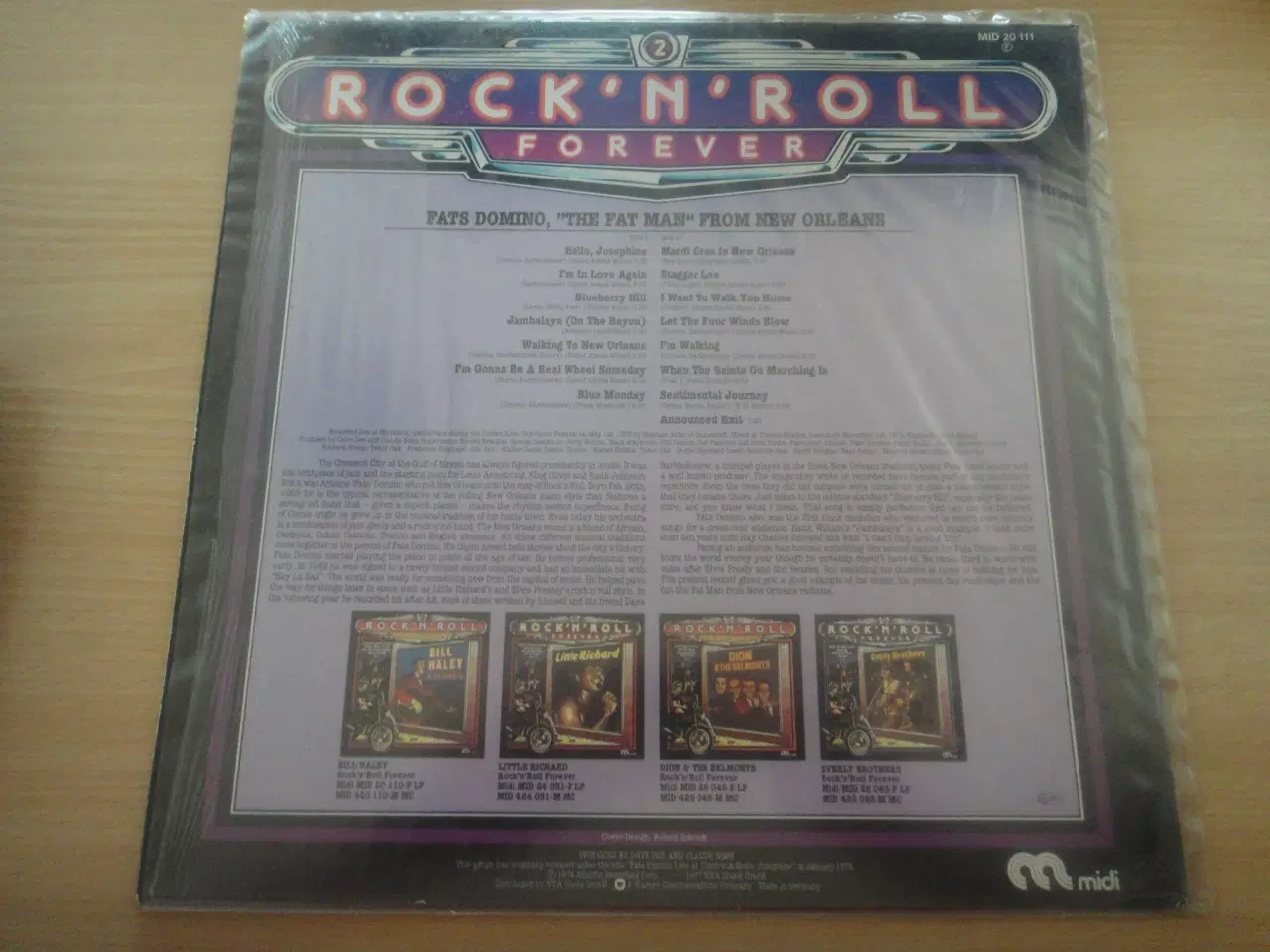 Billede 2 - LP - Fats Domino - Rock'n'Roll forever 