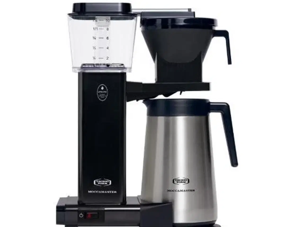 Billede 1 - Kaffemaskine filter – Moccamaster KBGT 741, sort med termokande