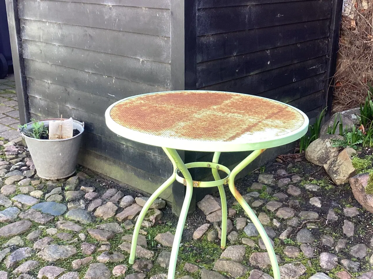 Billede 2 - Cafebord patineret jern