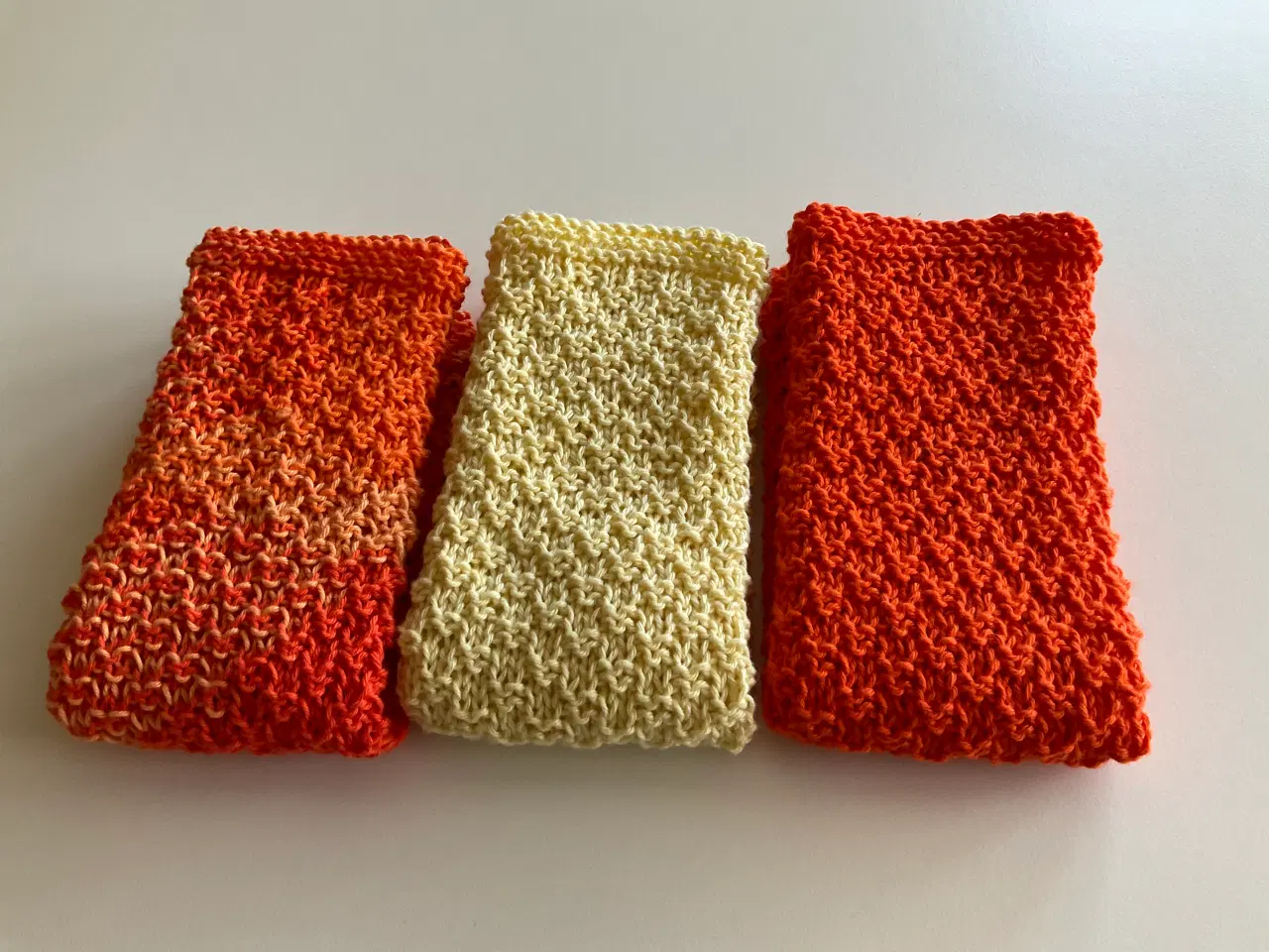 Billede 1 - 3 hjemmestrikkede karklude