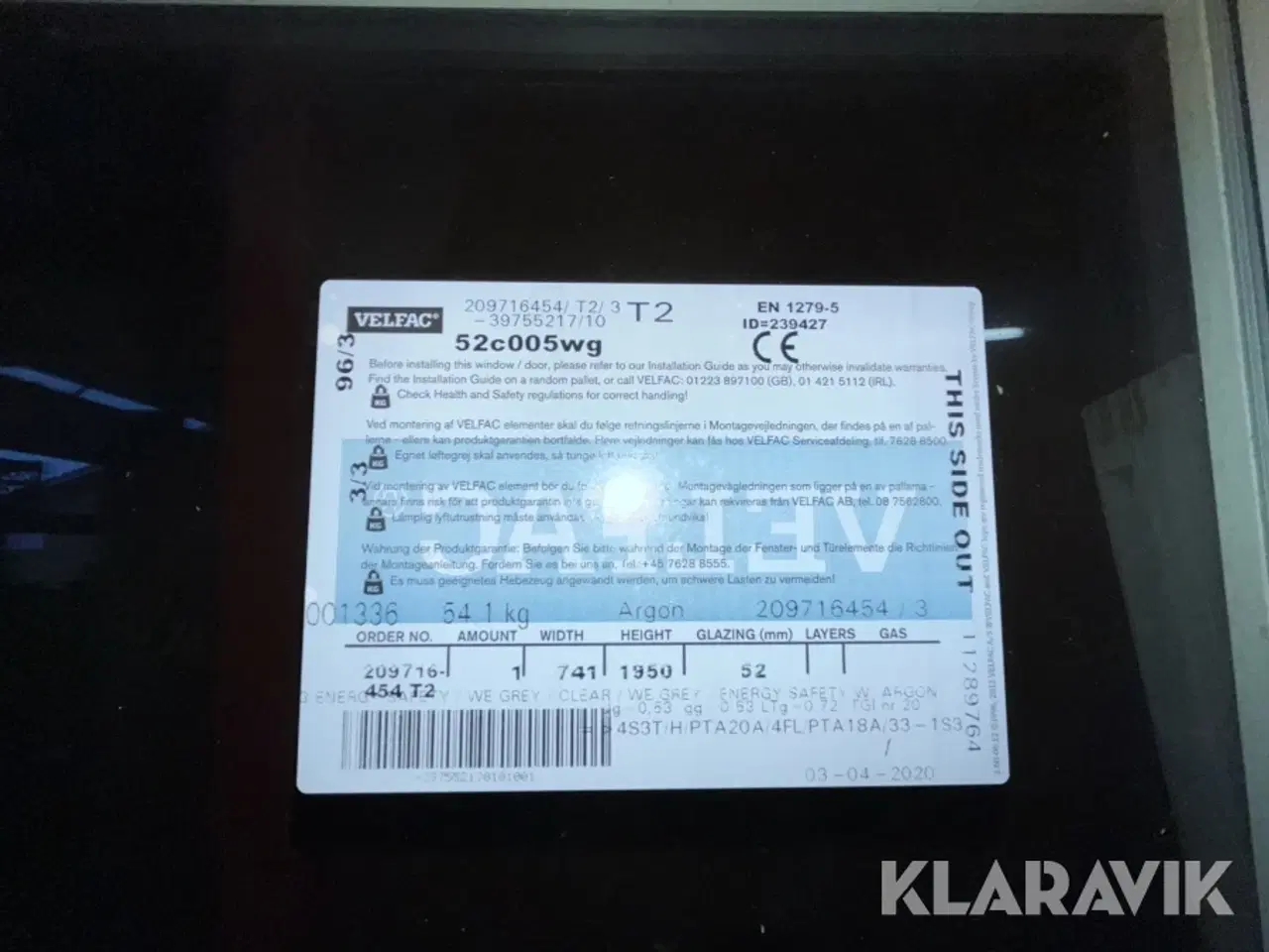 Billede 7 - Terrassedør VELFAC