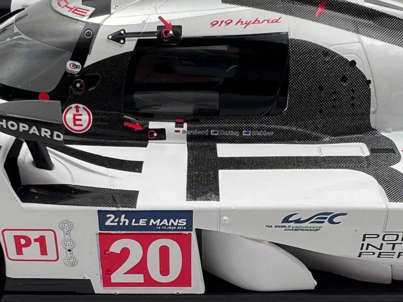 Billede 8 - 2014 Porsche 919 Hybrid #20 Le Mans - 1:18  