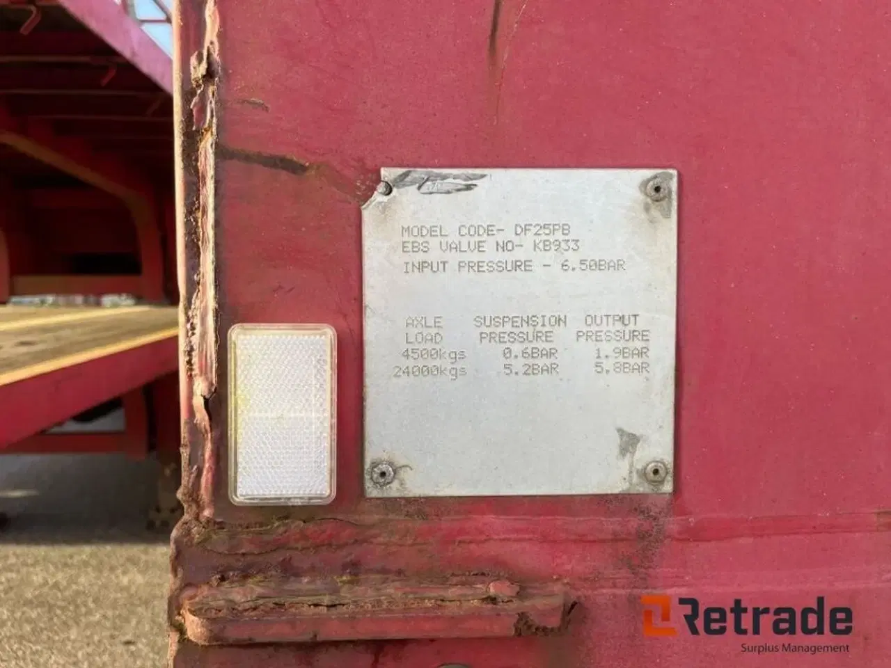 Billede 2 - Dennison Semitrailer/blok/elementvogn