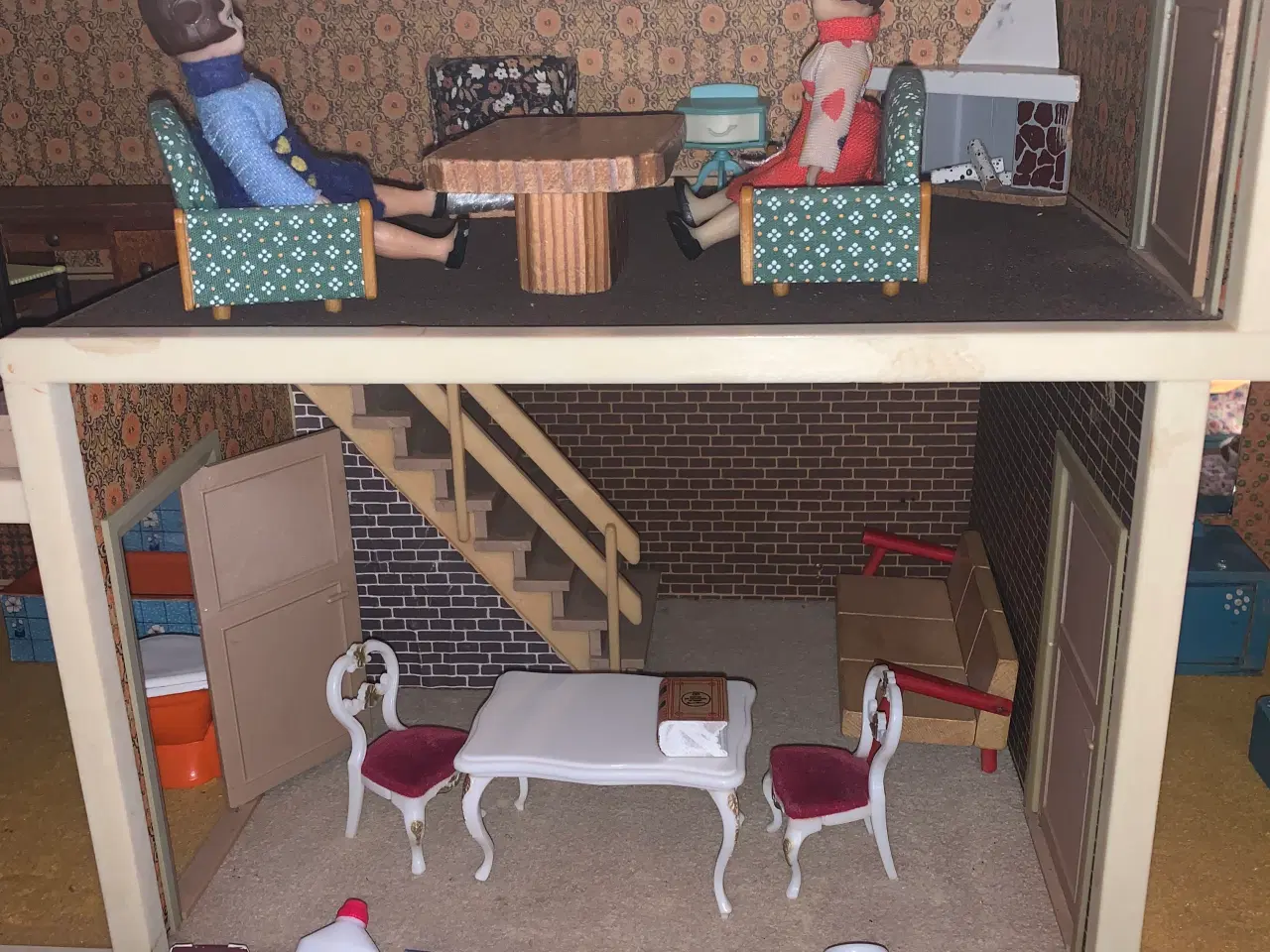 Billede 3 - Hansa dukkehus med møbler