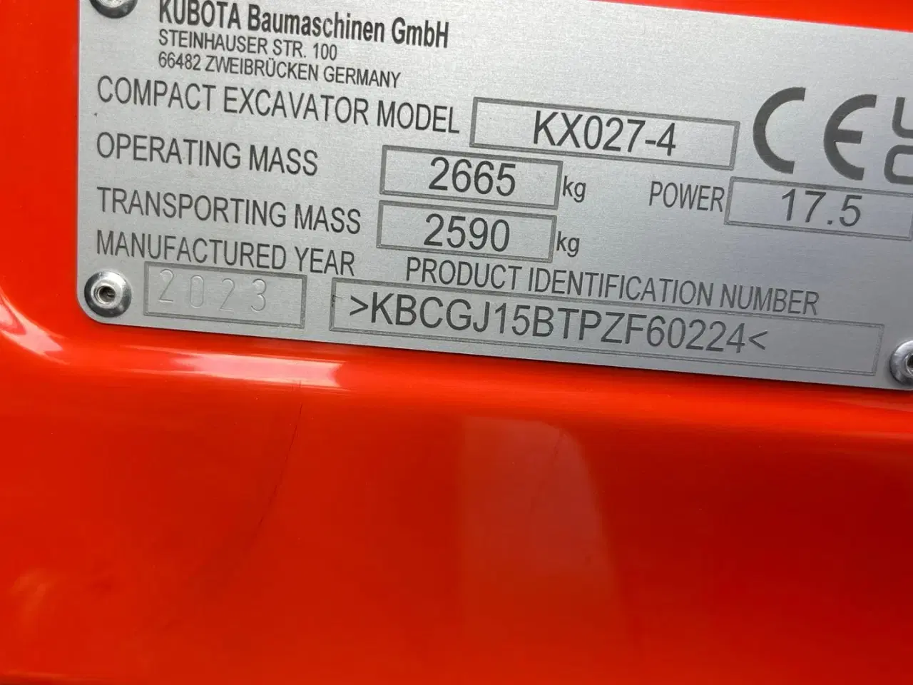 Billede 7 - Kubota kx027-4 Engcon rotortilt, Centralsmørring mm.