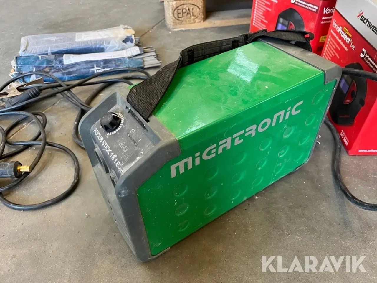 Billede 6 - Elektrodesvejser Migatronic Fokus Stick 161 E PFC med 2 hjelme