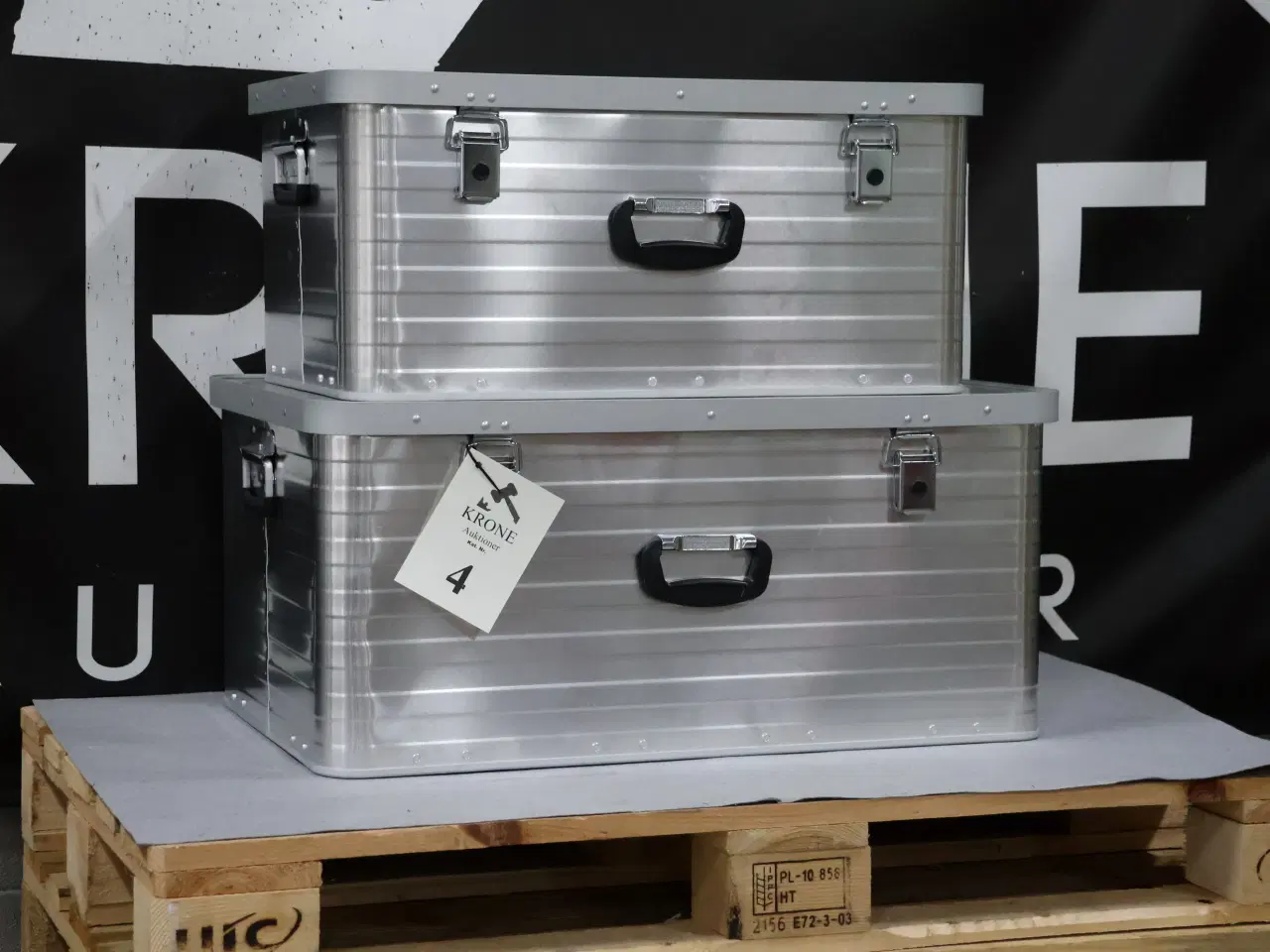 Billede 1 - 2 Stk Enders aluminiums kasser