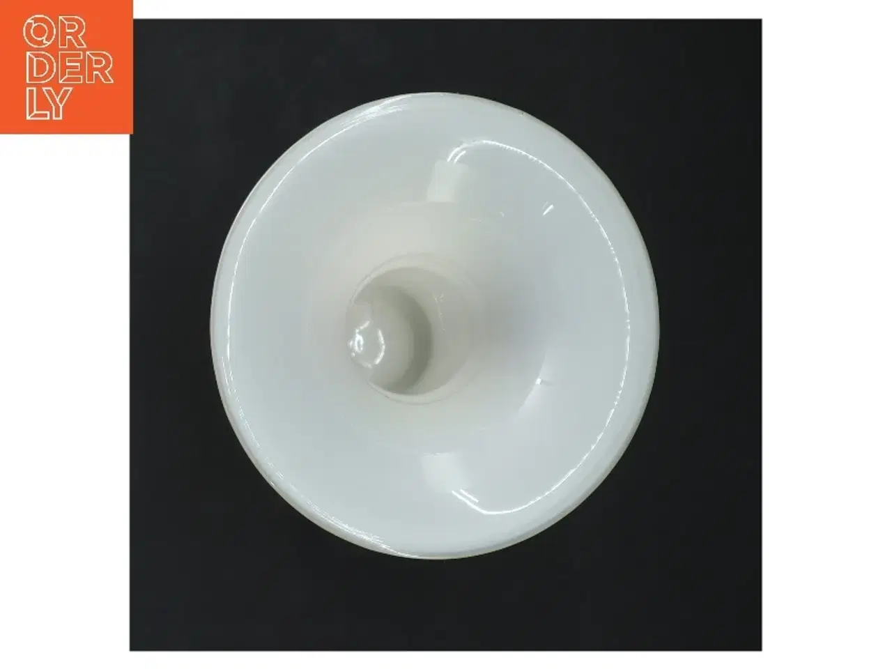 Billede 4 - Hvid vase holmegaard (str. 19 cm)