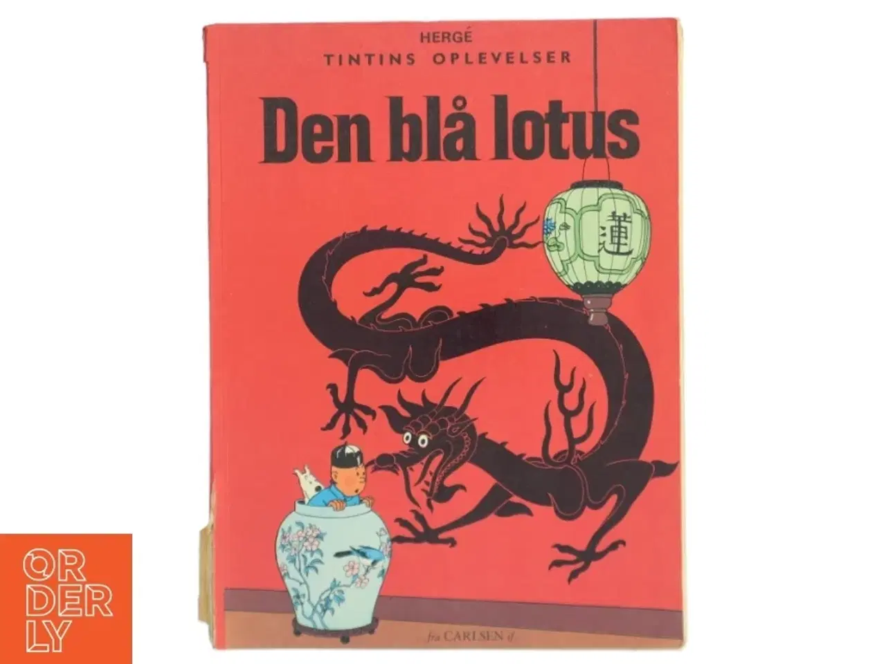 Billede 1 - Tintin Bog &#39;Den Blå Lotus&#39; fra Carlsen if