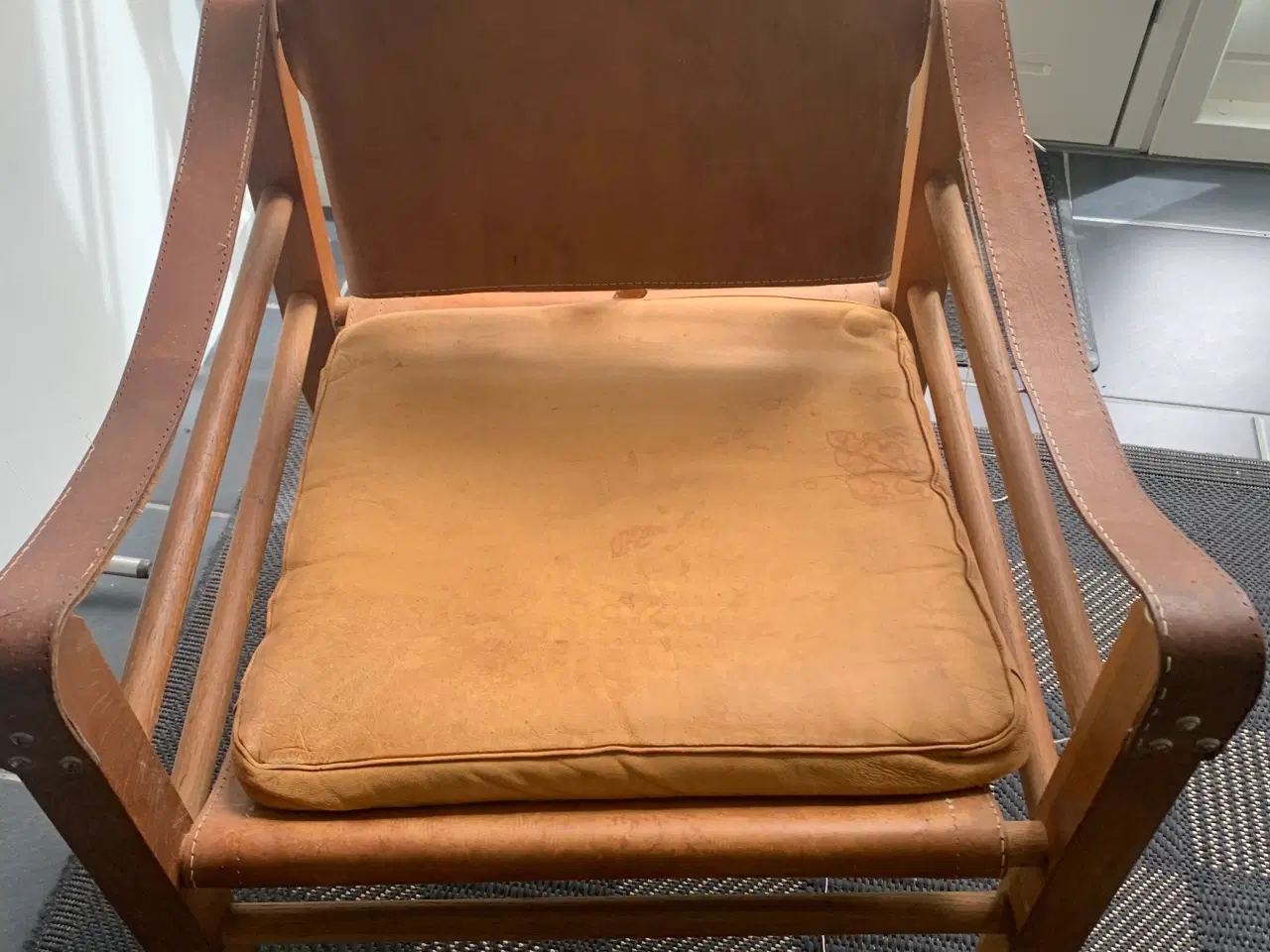 Billede 1 - Safari stol + skammel