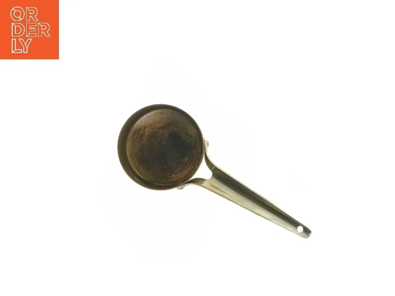 Billede 5 - Kobberkasserolle med håndtag fra Georg Jensen (str. Ø 9x6,5 cm)