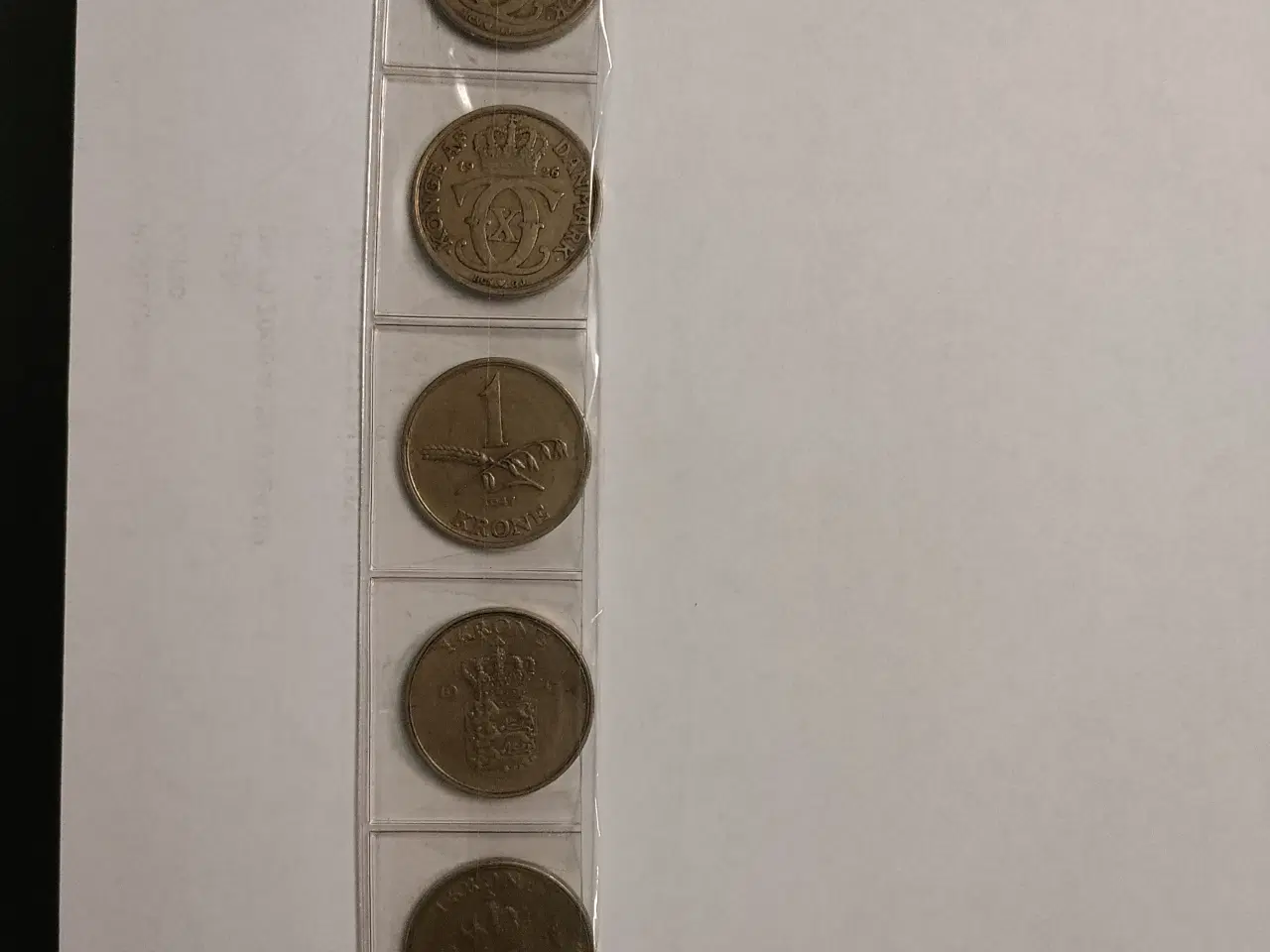 Billede 1 - 6 stk. "gule" 1 kroner