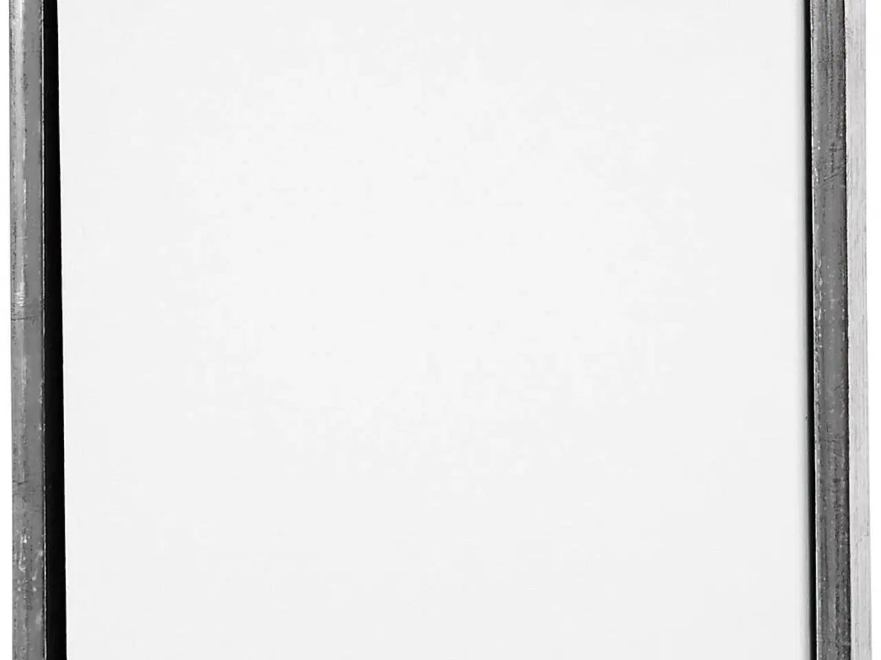 Billede 1 - Malerlærred med antik sølvramme, 30x30 cm