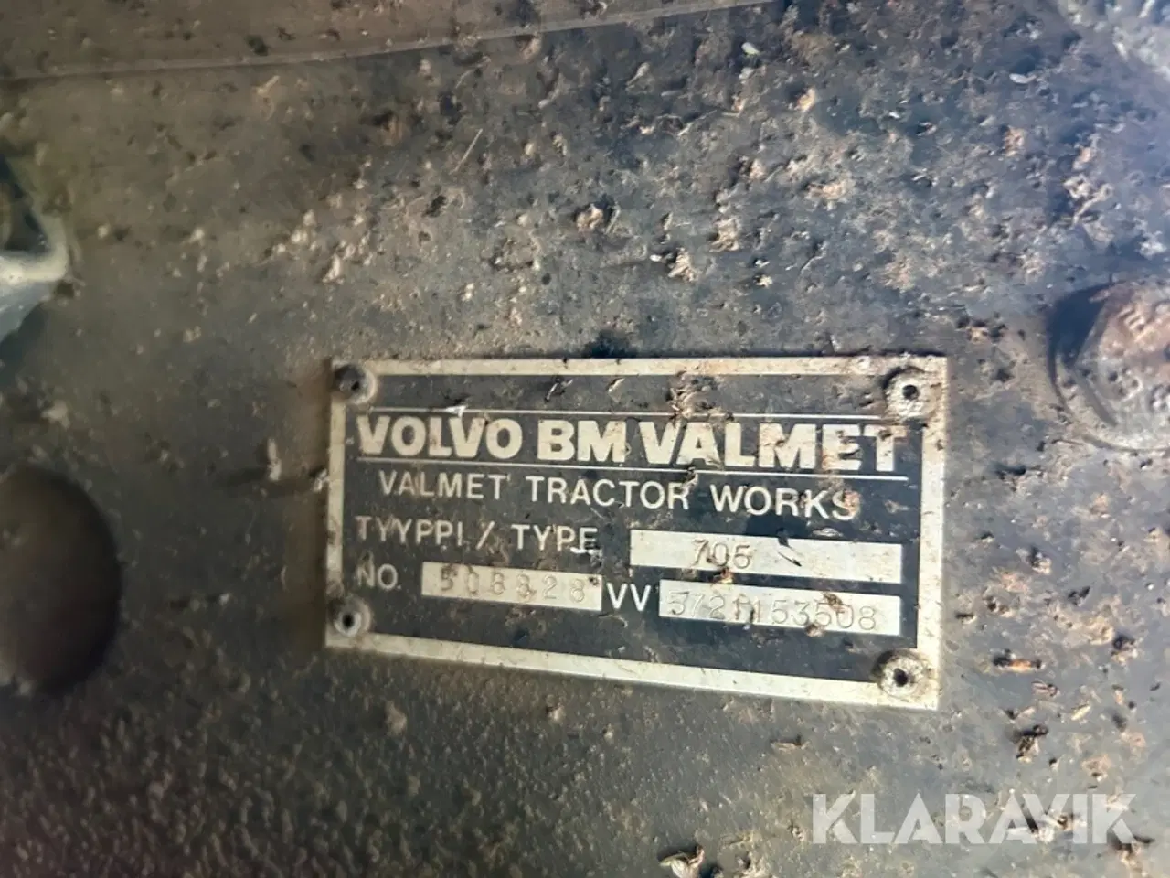 Billede 5 - Veterantraktor Volvo BM Valmet 705