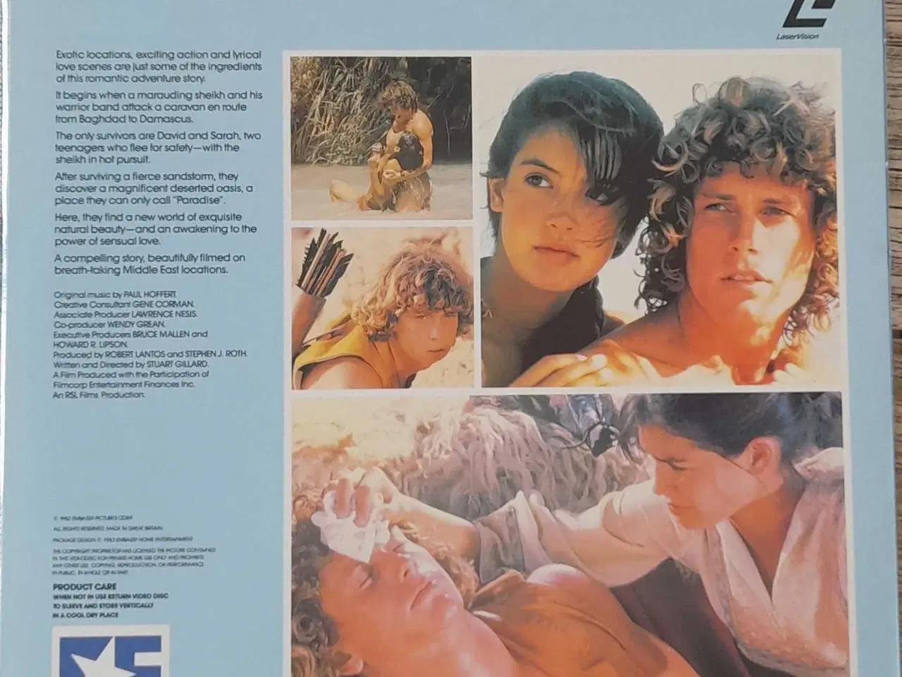 Billede 2 - Paradise, 1982 movie, Laserdisc film