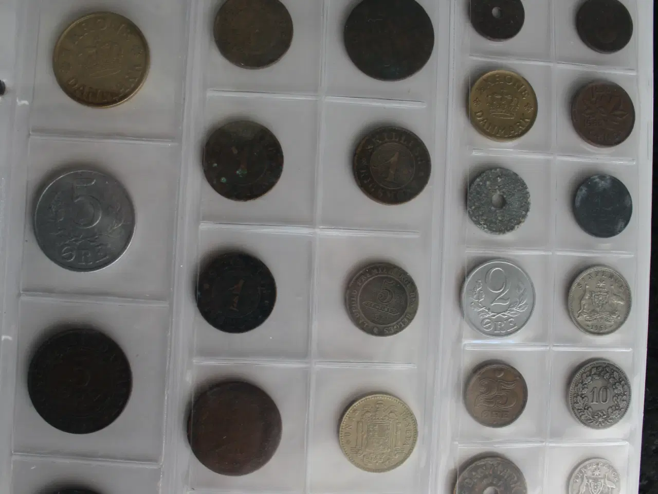 Billede 4 - Møntsamling sælges hovedsageligt danske mønter