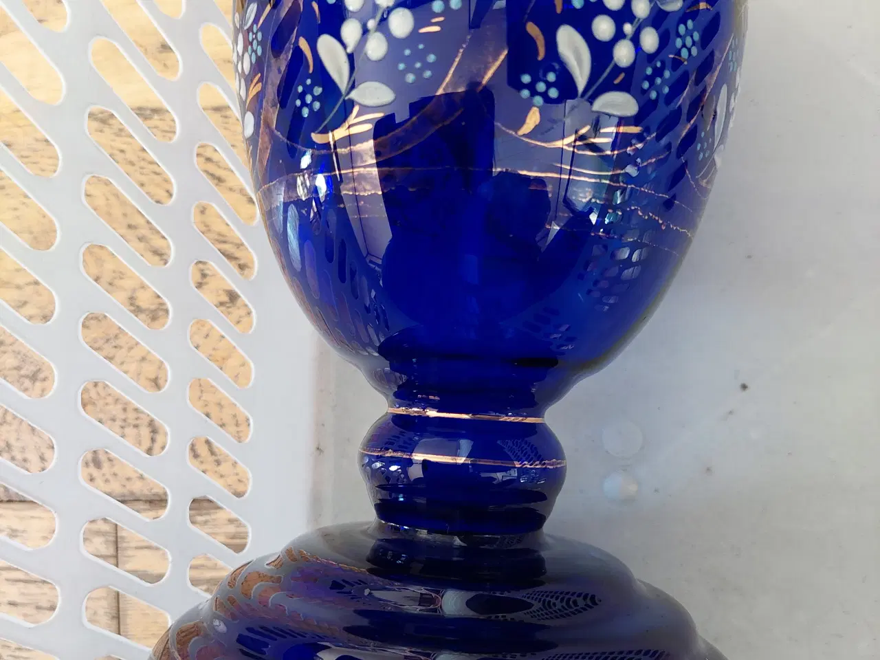 Billede 4 - antik krystal glas vase