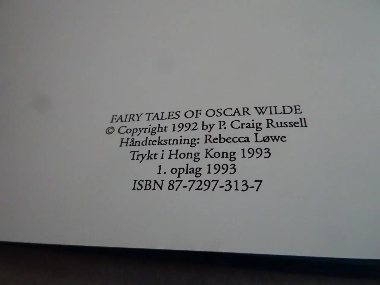 Billede 3 - Oscar Wilde 2 eventyr 1 oplag 1993