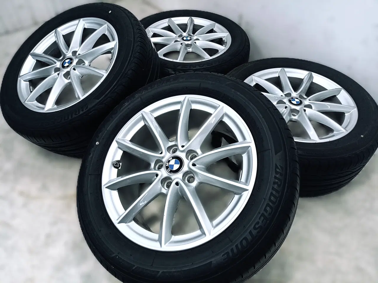 Billede 2 - 5x112 17" ET52 nav 66,6ø BMW sommersæt inkl.TPMS
