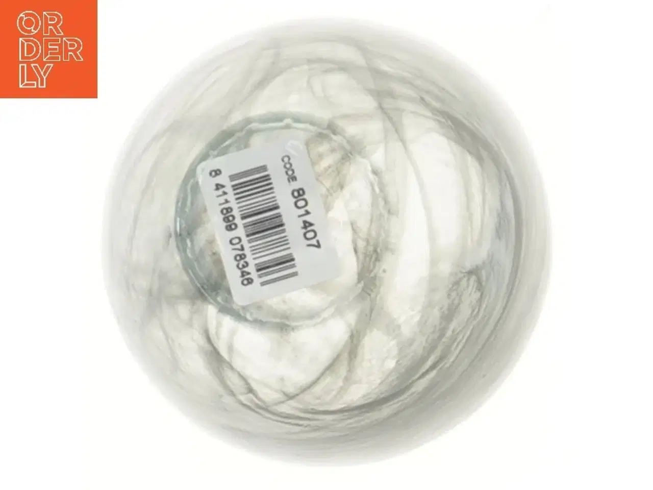 Billede 2 - Glasvase med swirl-mønster (str. Ø 10 cm)