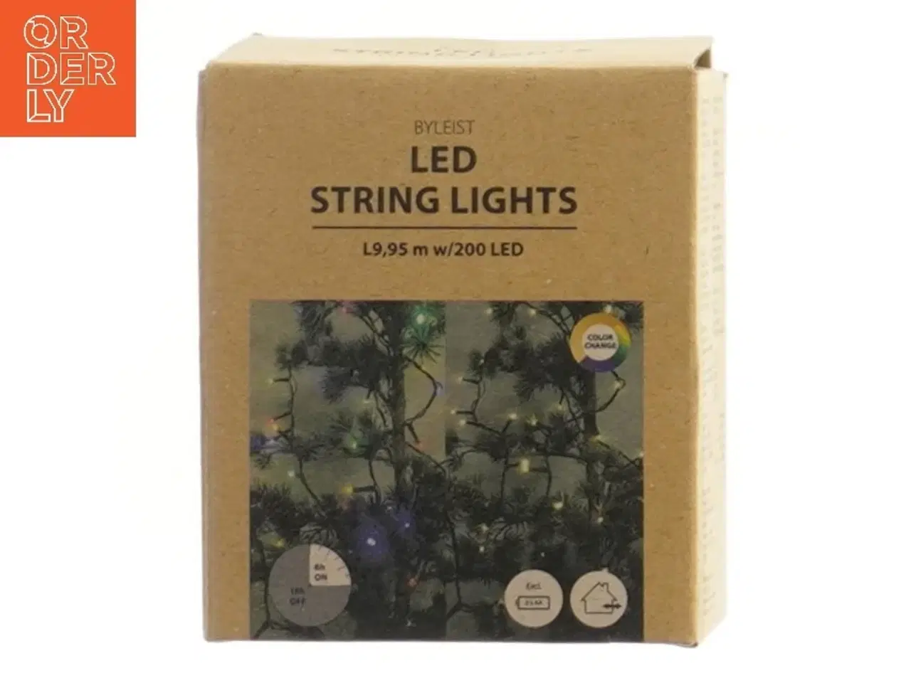 Billede 1 - LED lyskæde 9,95 m (str. 9,95 m cm)