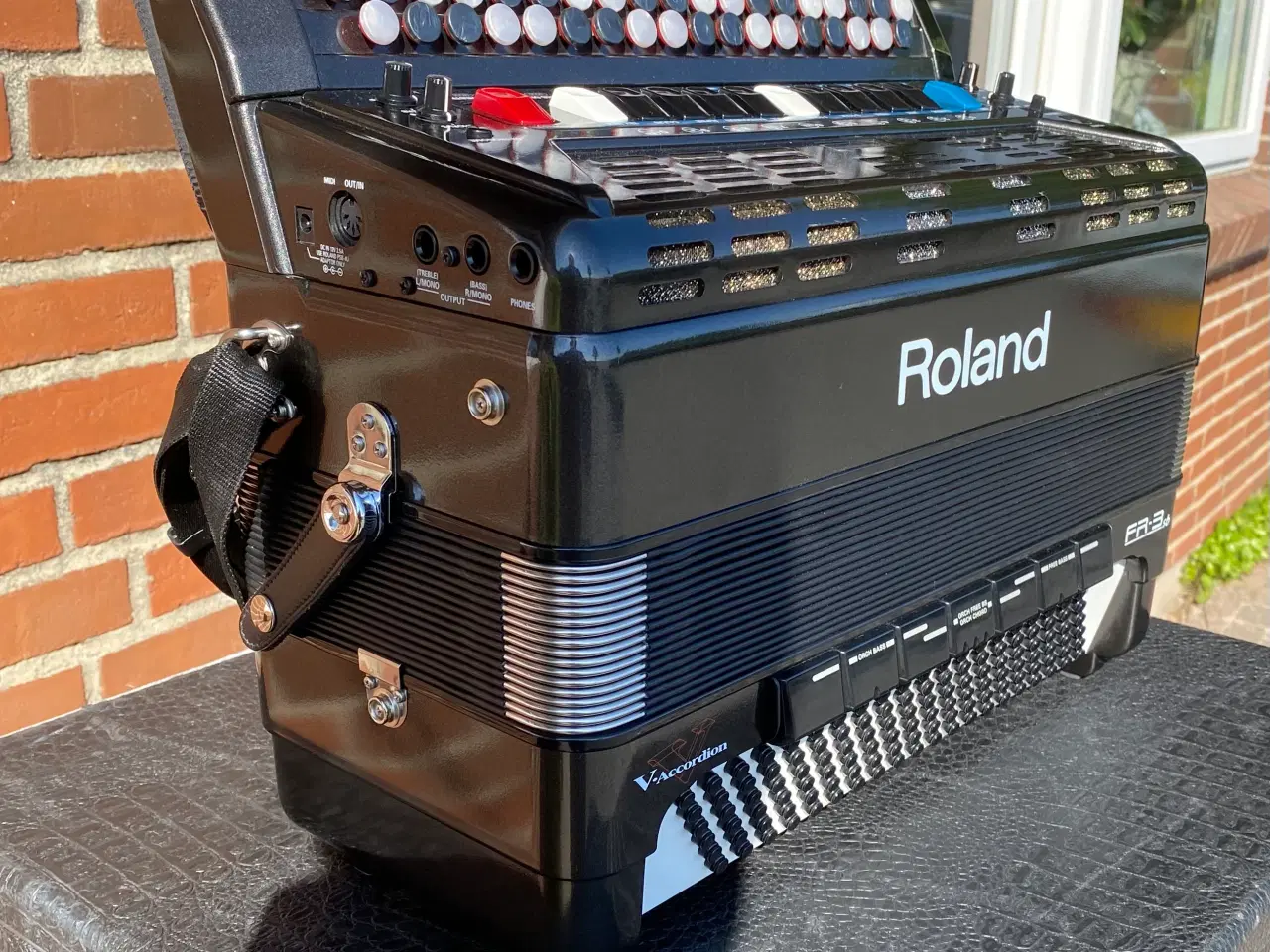 Billede 6 - Roland FR3-sb V-Accordion grå sort knapharmonika 
