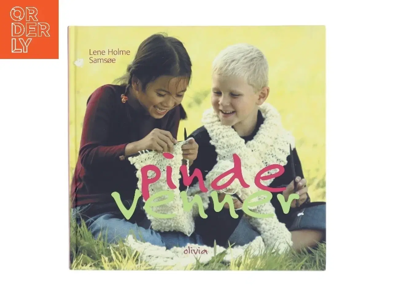 Billede 1 - Pindevenner : børnenes første strikkebog af Lene Holme Samsøe (Bog)