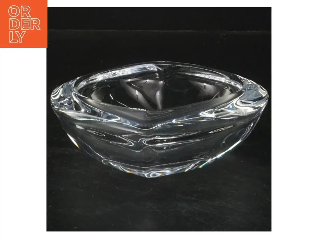 Billede 3 - Glashjerte formet skål (str. Ø 14 cm)
