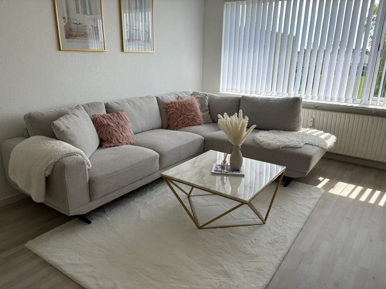 Billede 1 - Sofa med chaiselong