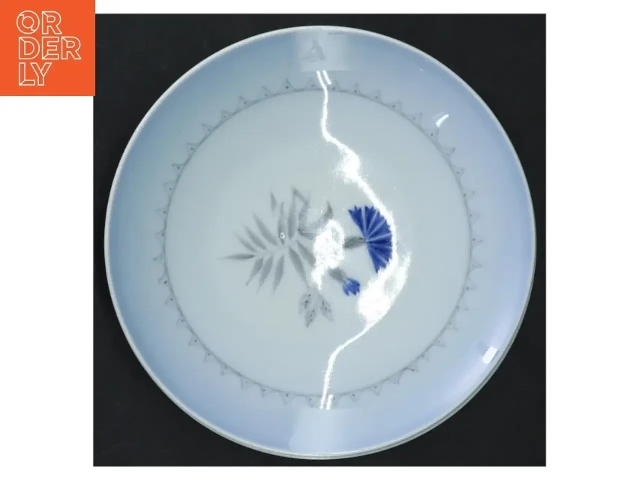 Billede 3 - Dementer blå kornblomst Porcelænsmiddagstallerkener fra B&G (str. Ø. 16 cm)