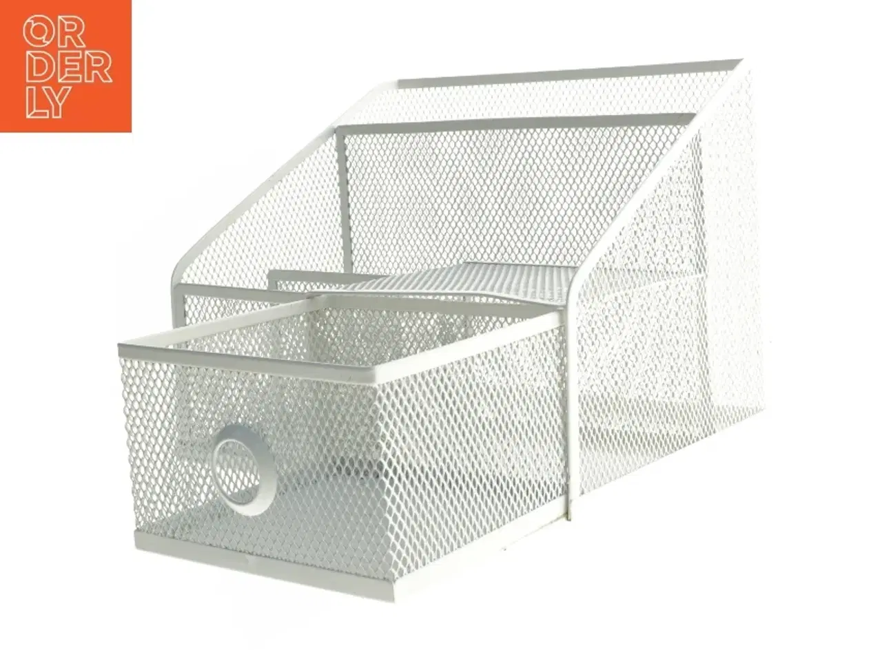 Billede 2 - Metalmesh skrivebordsorganisator (str. 26 x 21 cm)