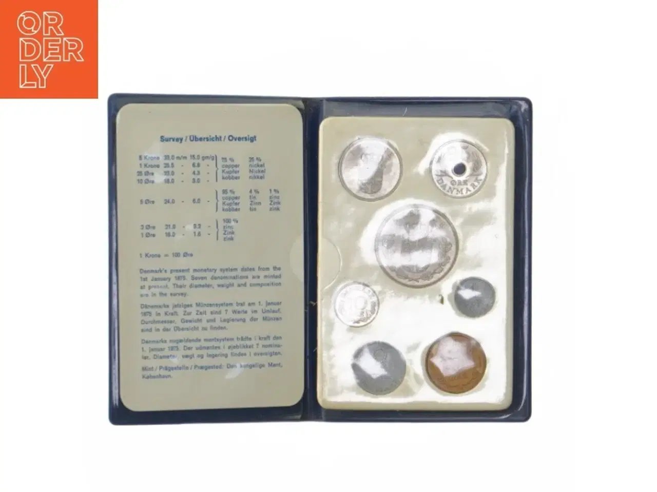 Billede 2 - Dansk møntsæt fra Kjøbenhavns Handelsbank (str. 13x9 cm)