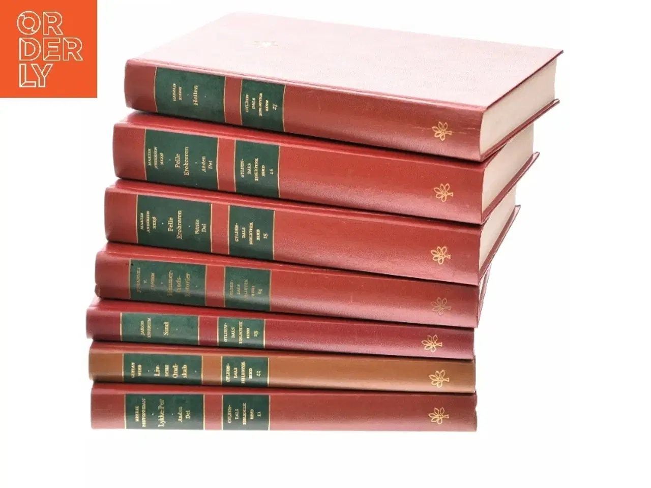 Billede 2 - Samling af røde bøger