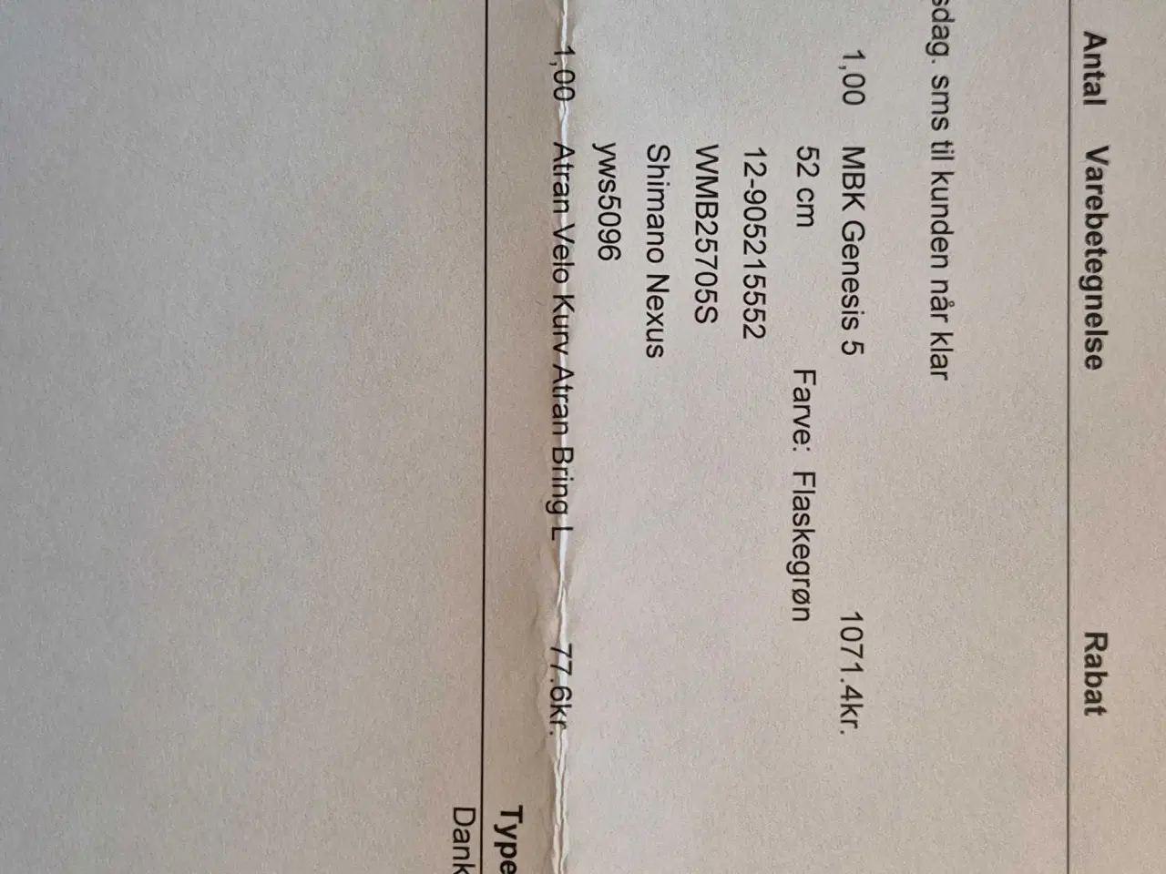 Billede 5 - MBK Genesis 5 damecykel