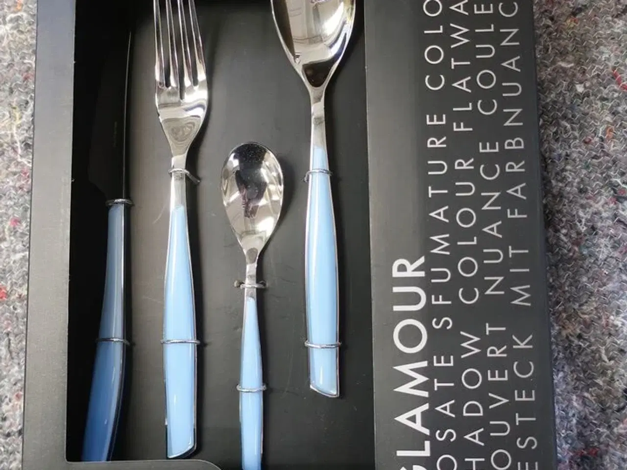 Billede 1 - 24 stk. bestiksæt BUGATTI GLAMOUR AZZURRO CIELO WINDOW POOL