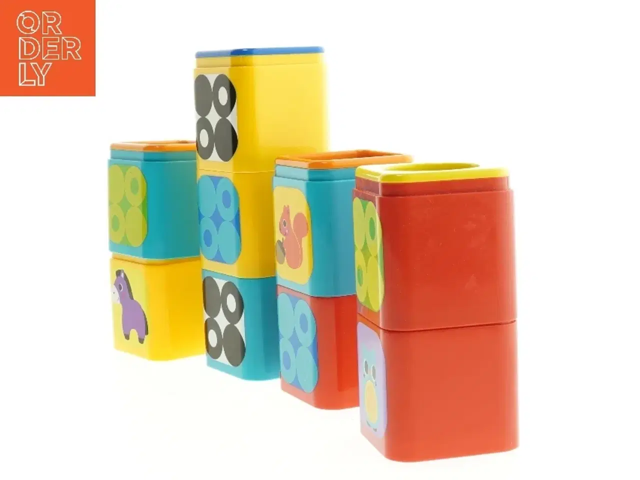 Billede 2 - Farverige plastikopbevaringsbokse