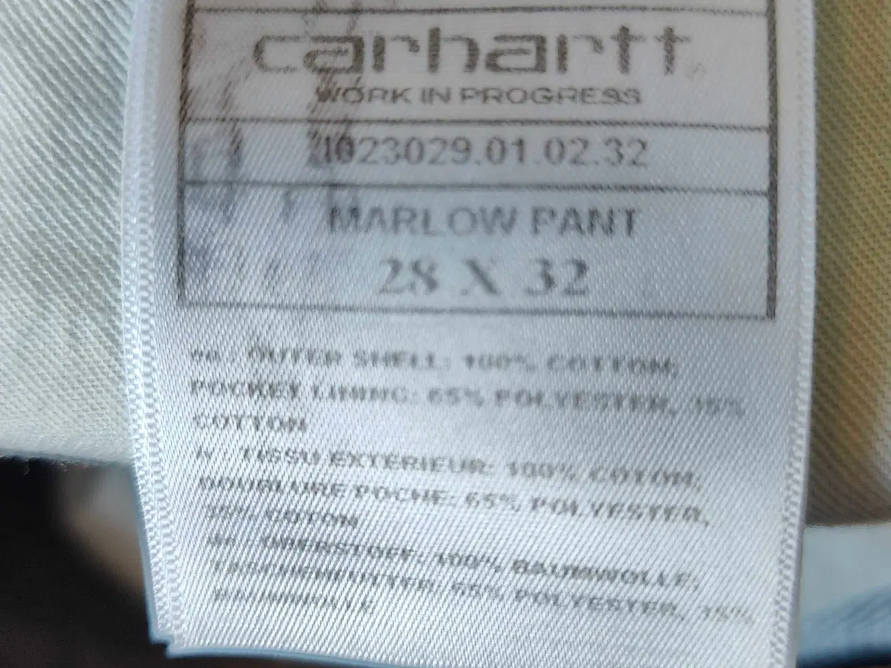 Billede 2 - Carhartt jeans str. 28/32, Marlow Pant 