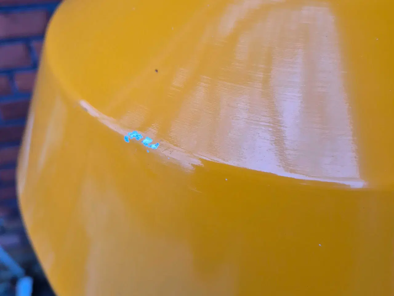 Billede 6 - Herlig gul værkstedspendel 