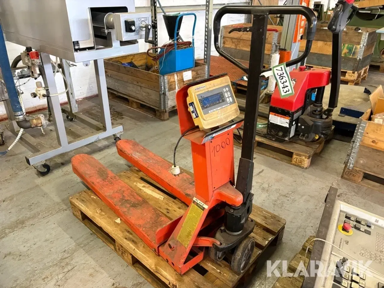 Billede 3 - Palleløfter GS ISO9001 - med vægt