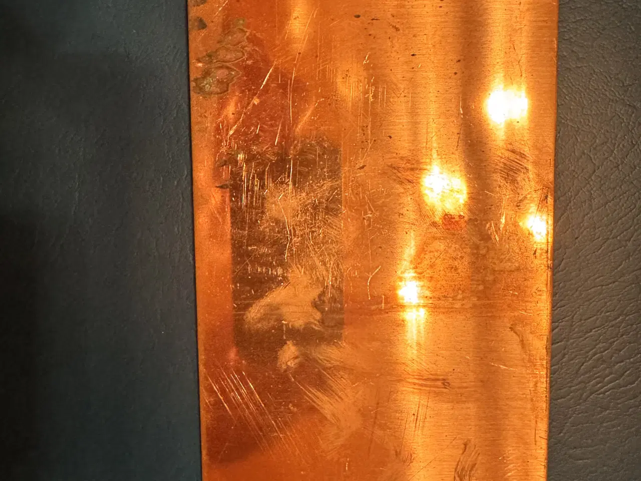 Billede 1 - 12 massive kobberplader