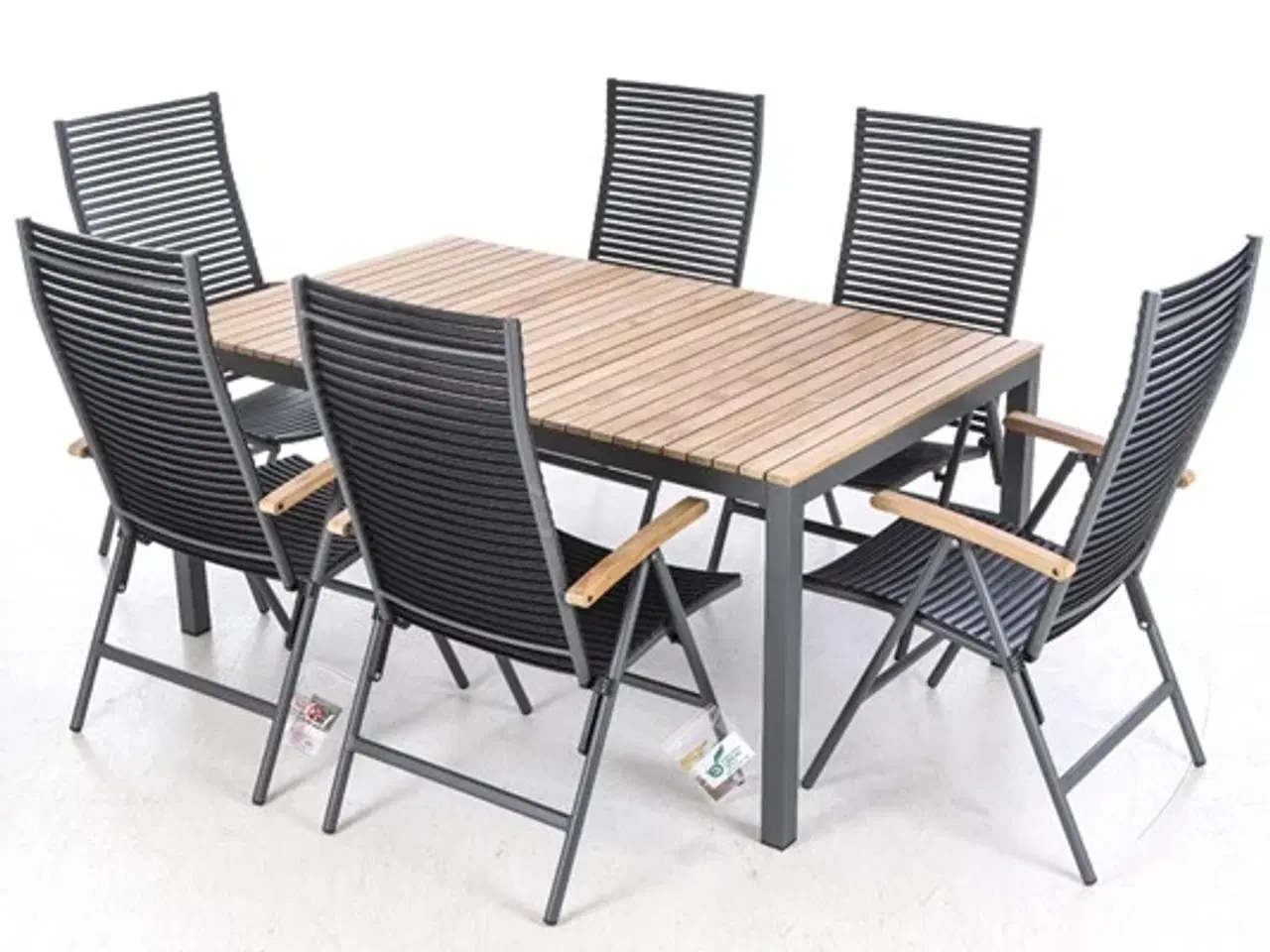 Billede 2 - Havebord samt seks stole