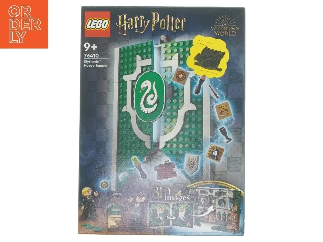 Billede 1 - LEGO Harry Potter Slytherin House Banner fra Lego (str. 26x6x19 cm)