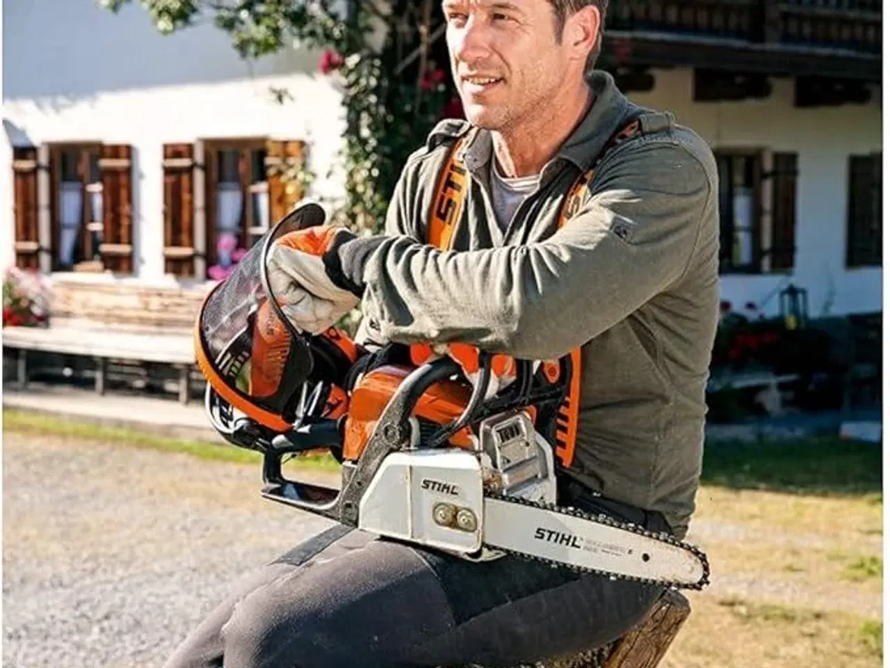 Billede 1 - Kædesav stihl motorsav ms170