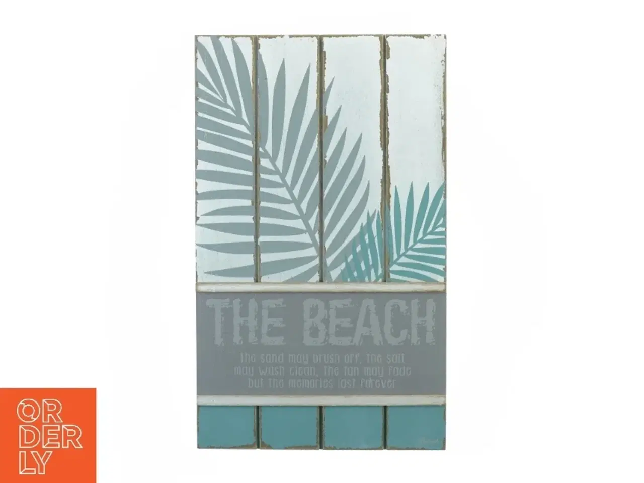 Billede 1 - Skilt, The Beach fra Splosh (str. 40 x 24 cm)